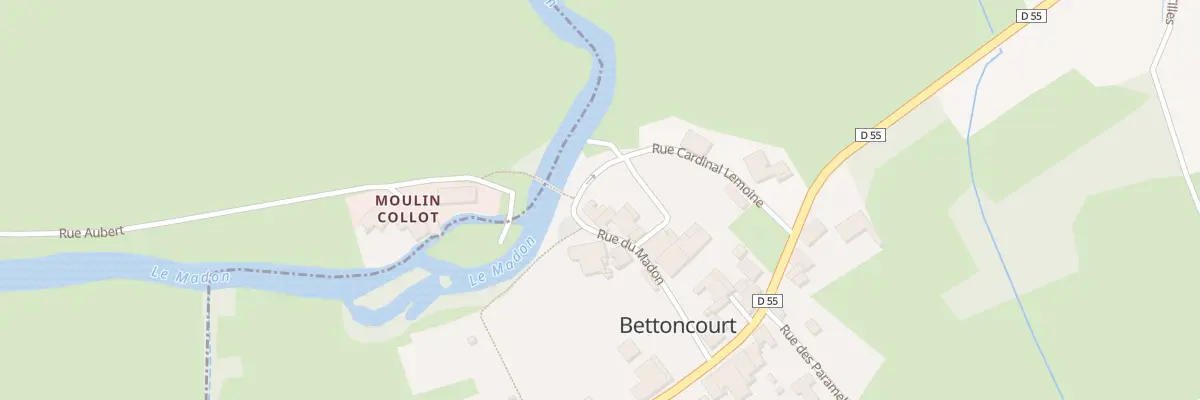 Plan du 152 Rue Madon à Bettoncourt