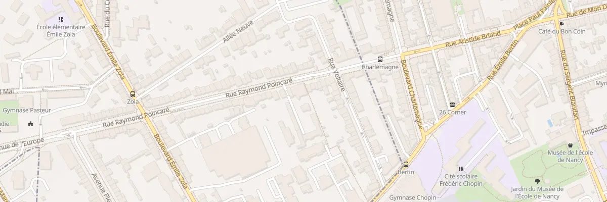 Plan du 80 Rue Raymond Poincaré à Laxou