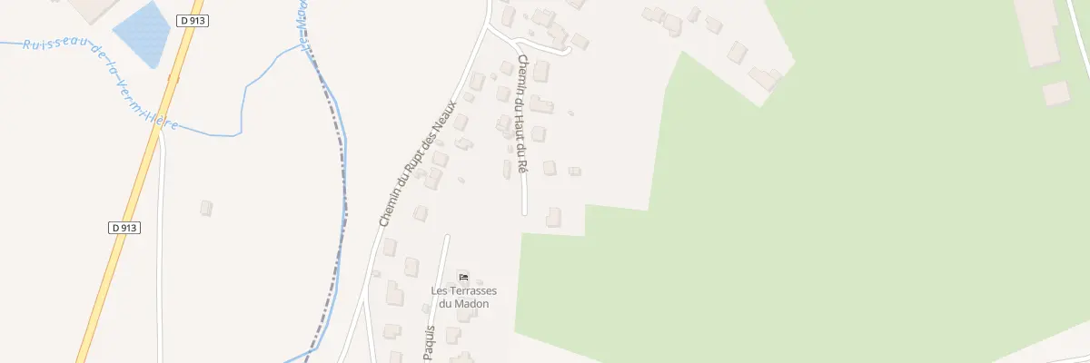 Plan du 7 Che du Haut du Ré à Voinémont