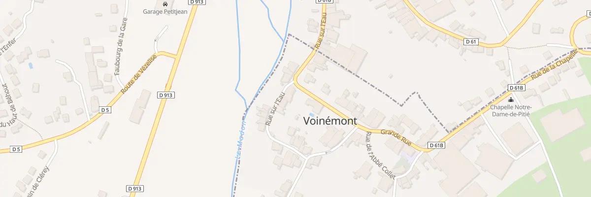 Plan du 7 Rue sur l’Eau à Voinémont