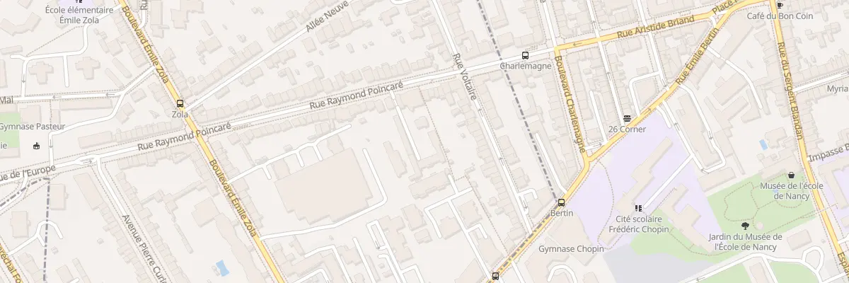 Plan du 76 Rue Raymond Poincaré à Laxou