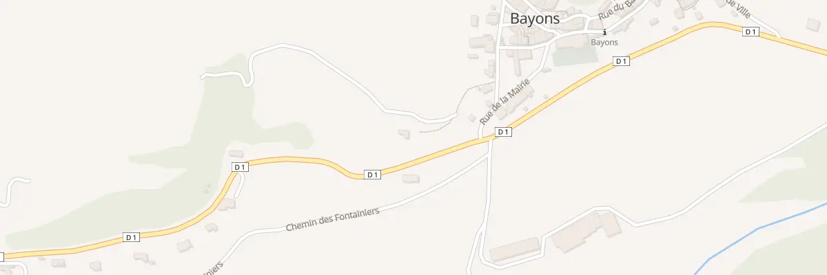 Plan du 5068A Palaroux à Bayons
