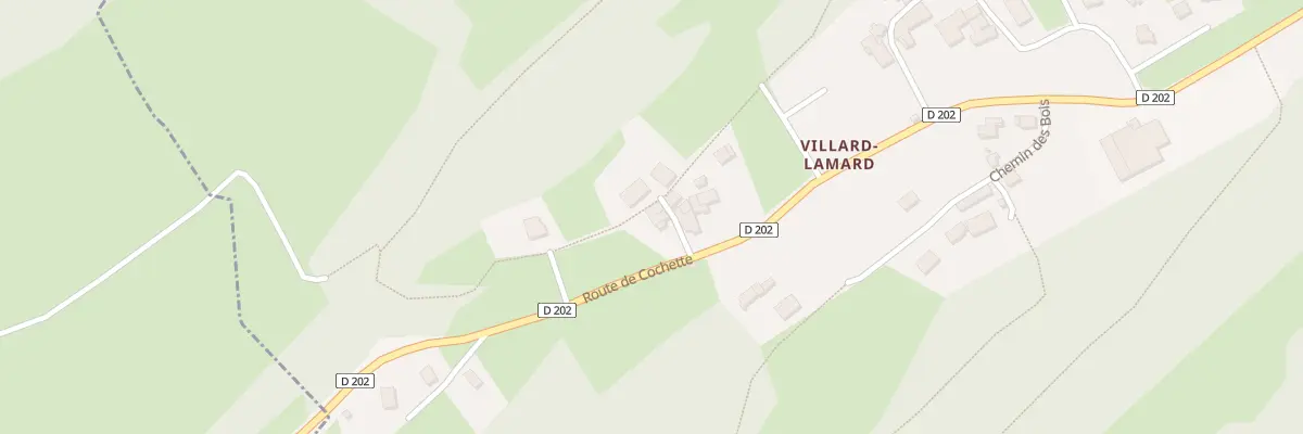 Plan du 5098 Villard Lamard à Hauteville