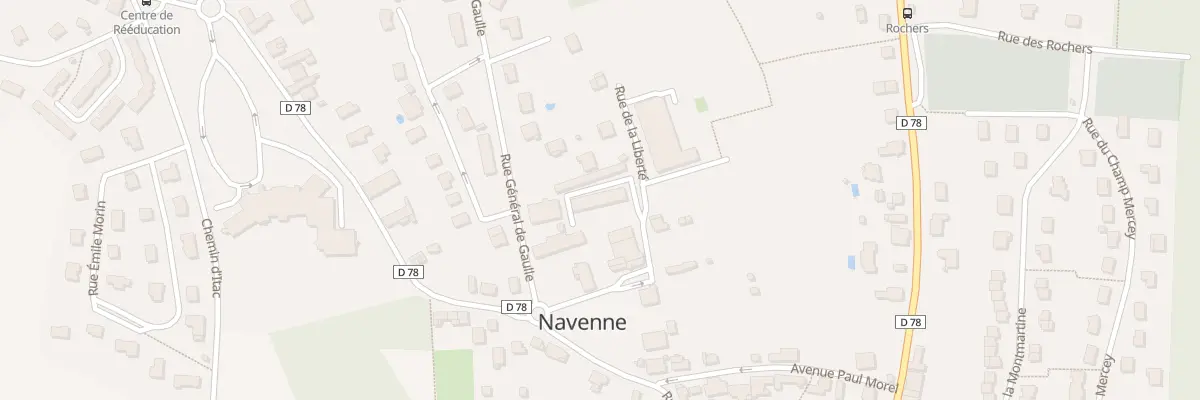 Plan du 7 Rue de la Liberte à Navenne