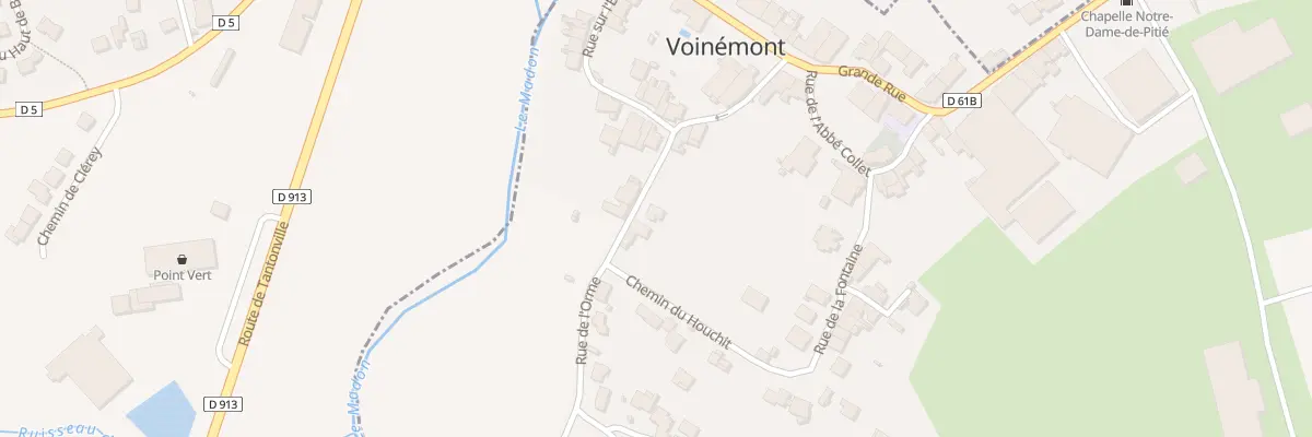 Plan du 9 Rue de l’Orme à Voinémont