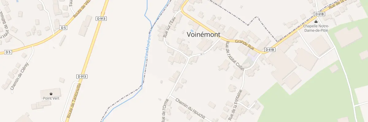 Plan du 8 Rue de l’Orme à Voinémont