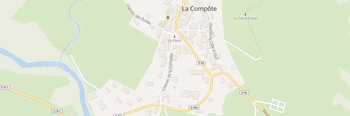 Plan du 400 Che de la Compote à La Compôte