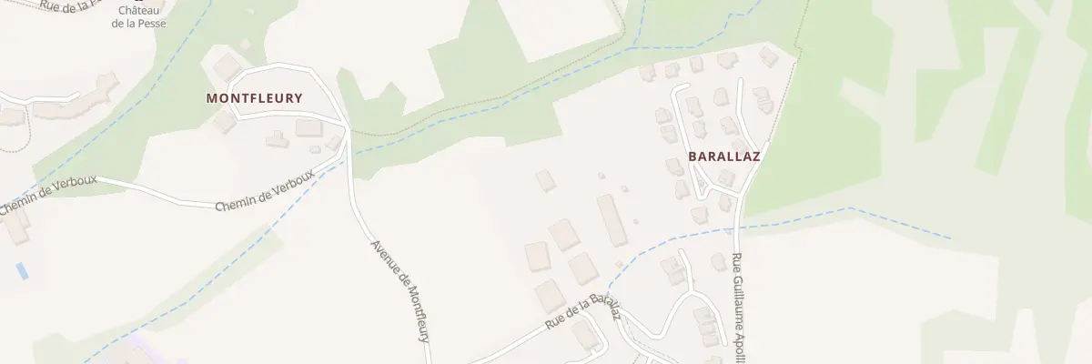 Plan du 15 Rue de la Barallaz à Annecy