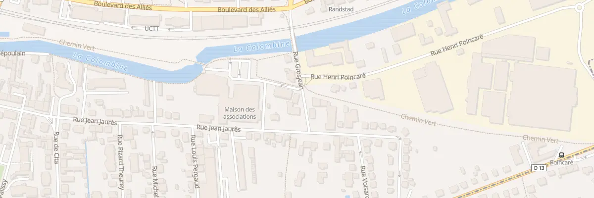 Plan du 62 Rue Grosjean à Vesoul