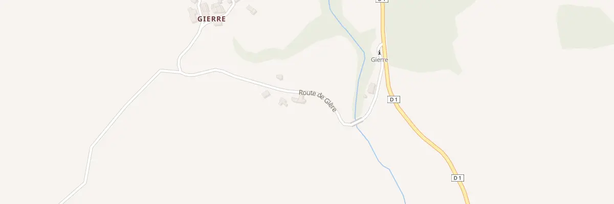 Plan du 251 Rte de Gière à Turriers
