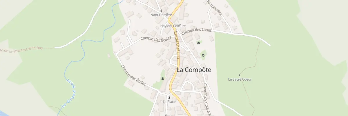 Plan du 5052 Chef Lieu à La Compôte