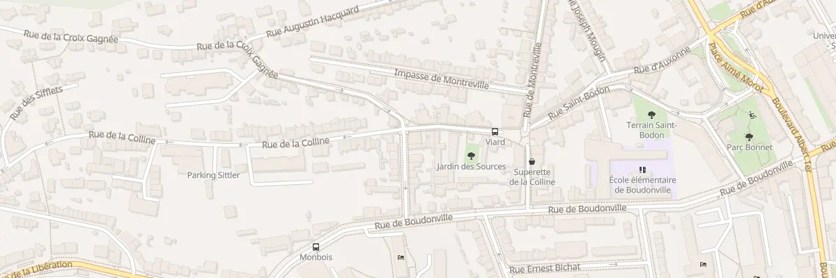 Plan du 13 Rue de la Colline à Nancy