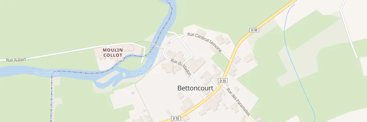 Plan du 108 Rue du Madon à Bettoncourt