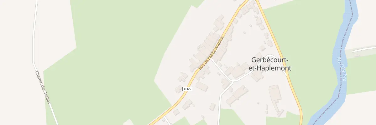 Plan du 3 Rue Abbe Antoine à Gerbécourt-et-Haplemont