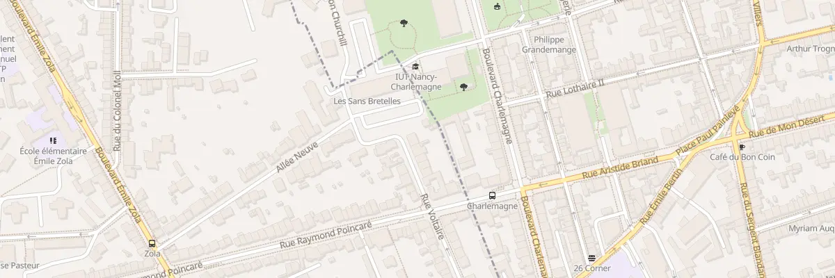 Plan du 64 Rue Voltaire à Laxou