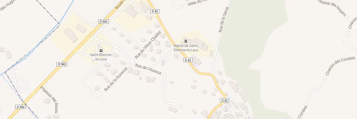 Plan du 11 Rue du Serre de l’Aigle à Saint-Étienne-le-Laus