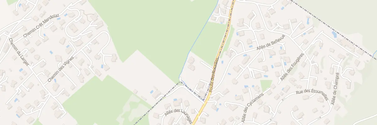 Plan du 504 Rte de Bellevue à Bossey