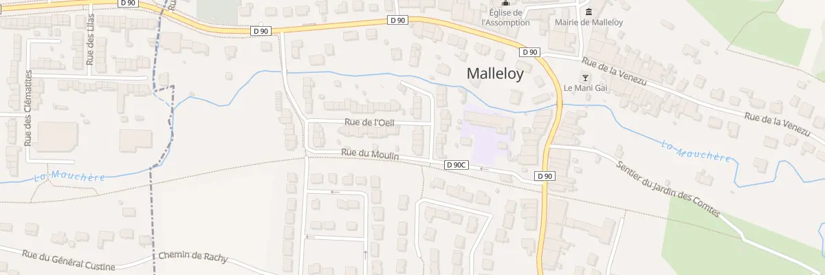 Plan du 5 Rue de la Mauchère à Malleloy