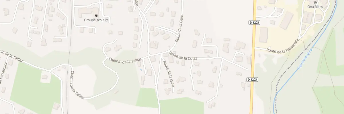 Plan du 231 Rte de la Culaz à Charvonnex
