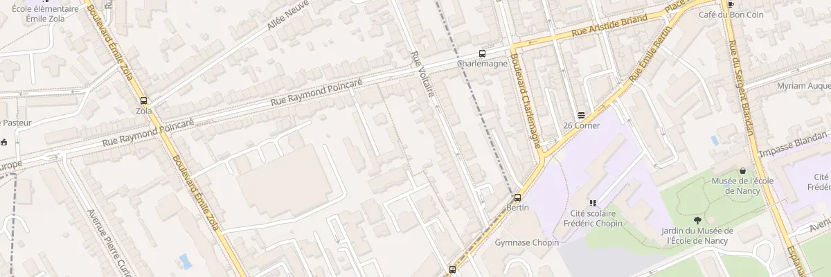 Plan du 35 Rue Voltaire à Laxou
