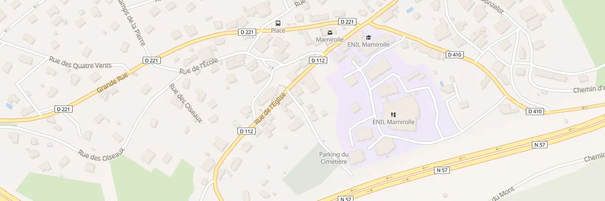 Plan du 1 Rue du Repos à Mamirolle