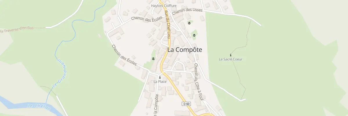 Plan du 5141 Chef Lieu à La Compôte