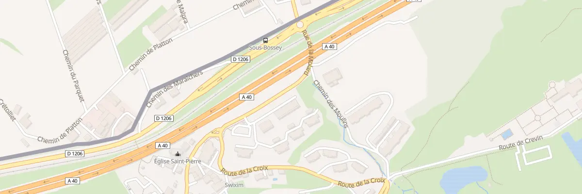 Plan du 150 Rue de la Molard à Bossey