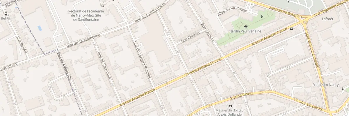 Plan du 19 Rue Abbé Gridel à Nancy