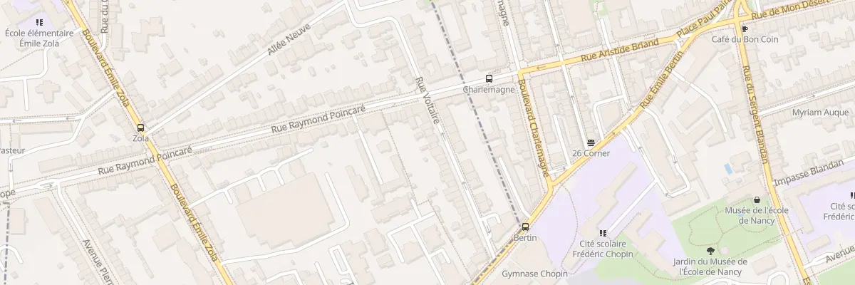 Plan du 41 Rue Voltaire à Laxou