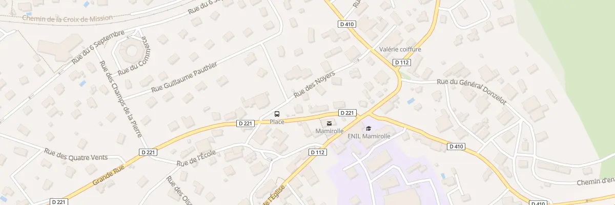 Plan du 2 Rue des Noyers à Mamirolle