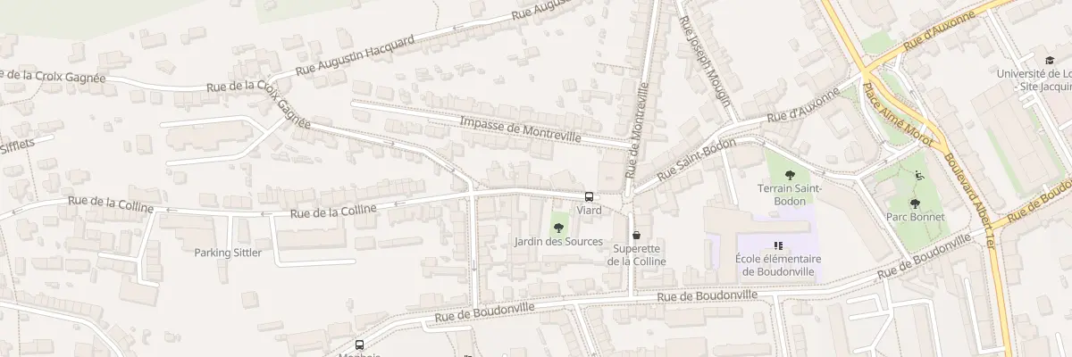 Plan du 8 Rue de la Colline à Nancy
