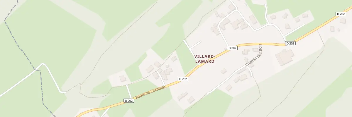 Plan du 175 Che des Esserts à Hauteville