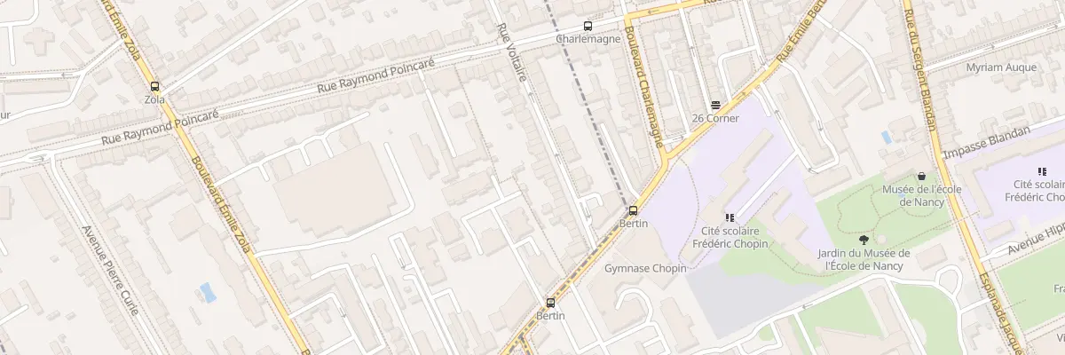 Plan du 21 Rue Voltaire à Laxou