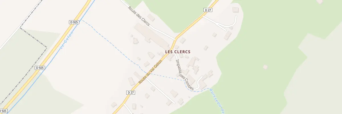 Plan du 10 Imp des Combes à Villard-Léger