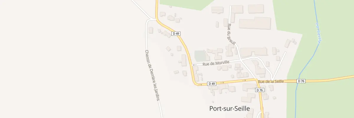 Plan du 13 Rue de Morville à Port-sur-Seille