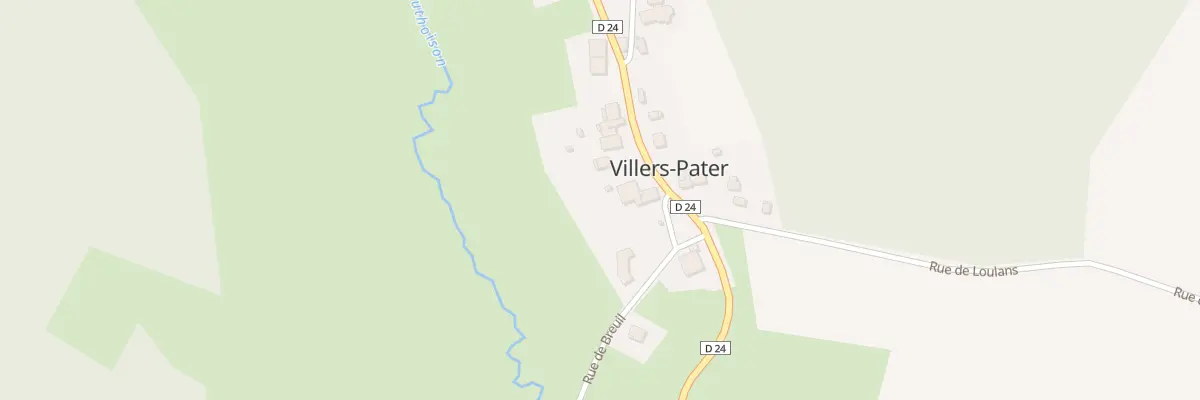 Plan du 1 Gr Grande Rue à Villers-Pater