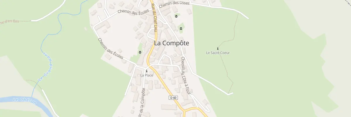 Plan du 5133 Chef Lieu à La Compôte