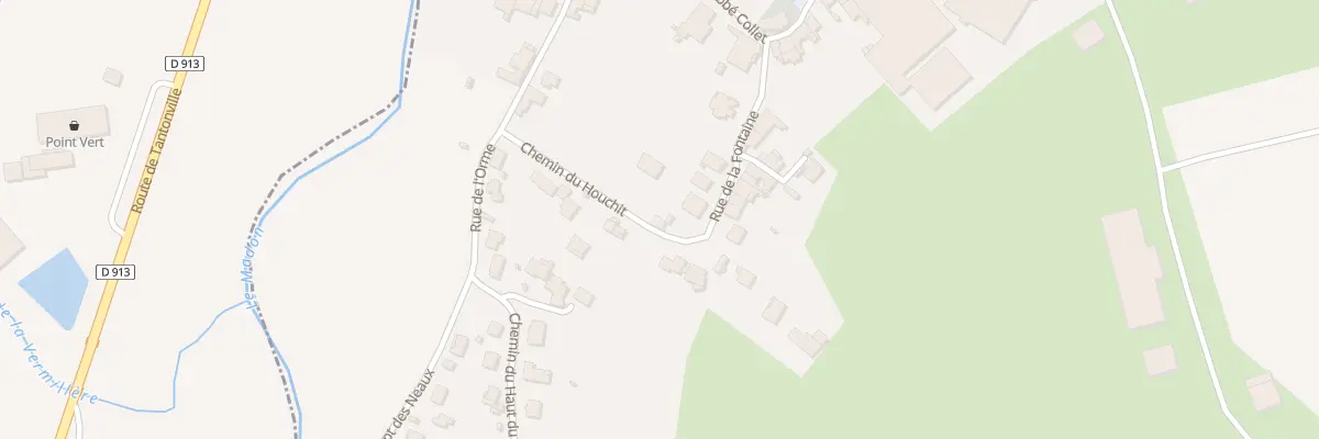 Plan du 2 Che du Houchit à Voinémont