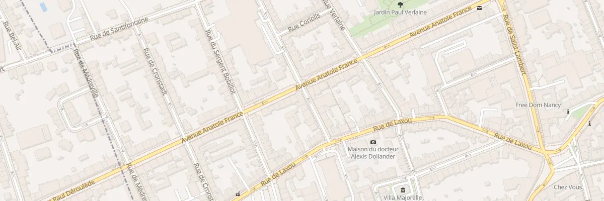 Plan du 11 Rue Abbé Gridel à Nancy