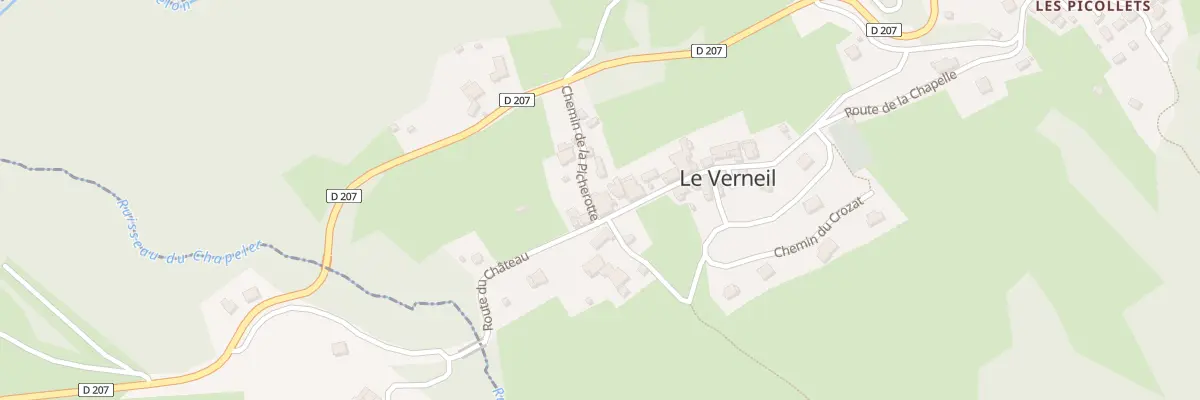 Plan du 5009 Le Chateau au Verneil