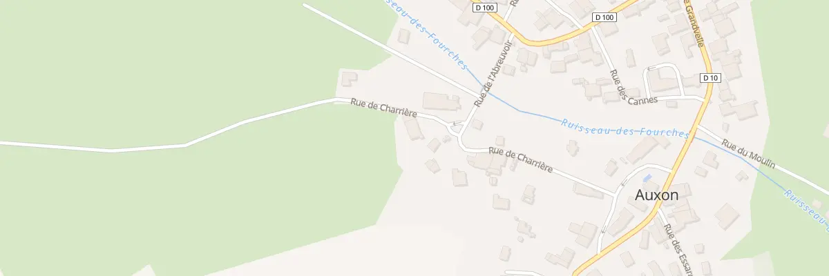 Plan du 15 Rue de Charriere à Auxon