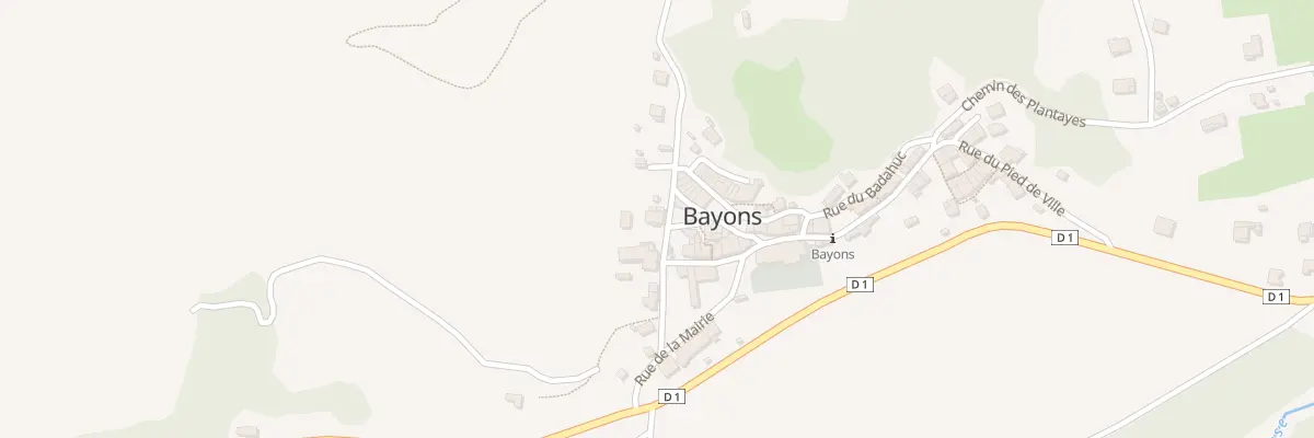 Plan du 11 Che du Seuil à Bayons