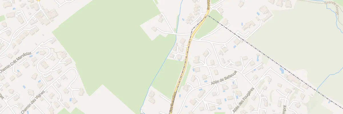 Plan du 358 Rte de Bellevue à Bossey