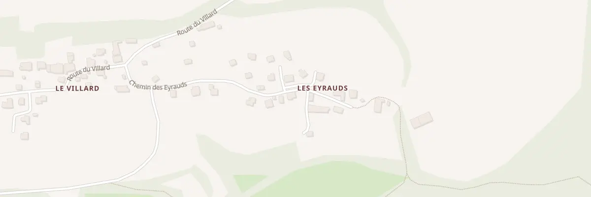 Plan du 5401 Les Eyrauds à Chabottes