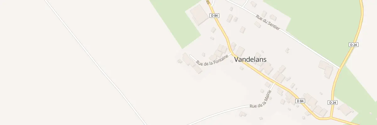 Plan du 5 Rue de la Fontaine à Vandelans