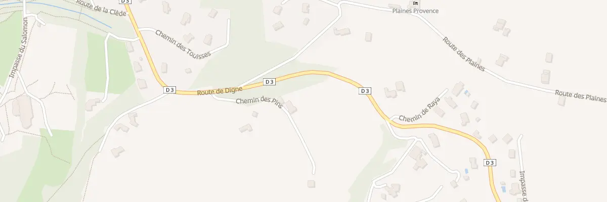 Plan du 840 Rte de Digne à Champtercier