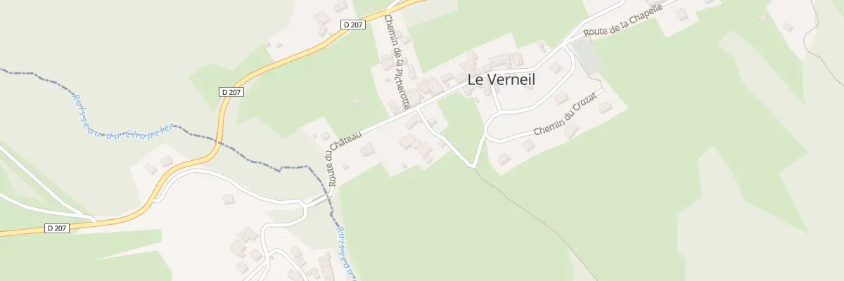 Plan du 30 Che du Pigeonnier au Verneil