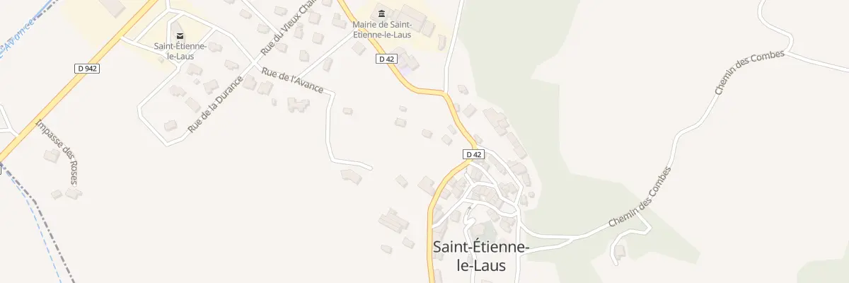Plan du 405 Rue Puy Maurel à Saint-Étienne-le-Laus