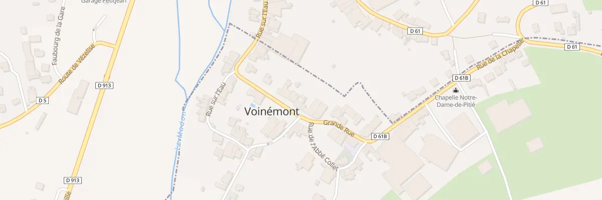 Plan du 16 Grande Rue à Voinémont