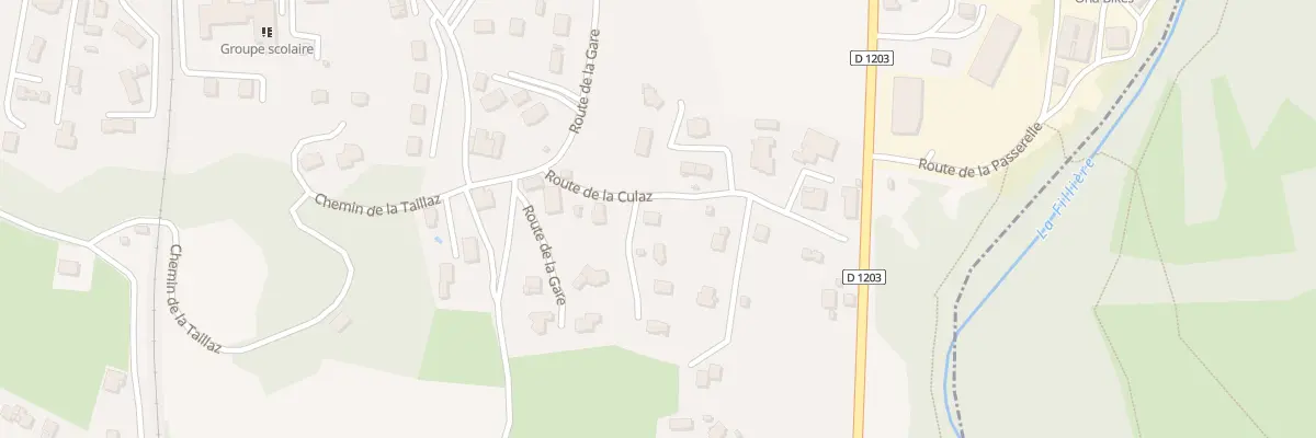 Plan du 169 Rte de la Culaz à Charvonnex
